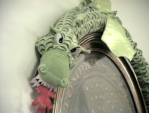the dragon trophy, won in the Summer 2006 Dragon Boat Race